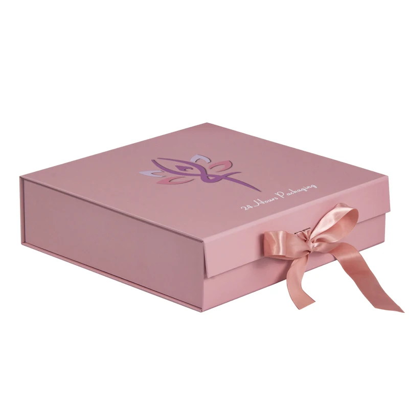 Custom Luxury Valentines Day Gift Clothing Tissue Paper Magnetic Folding Packaging Box