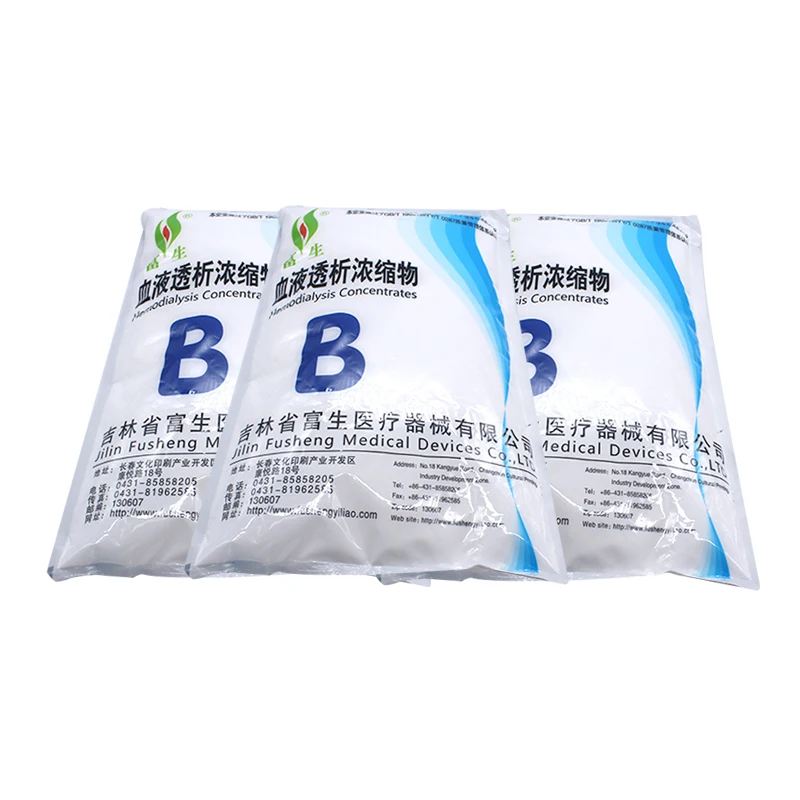 Hospital Use Concentrado De Hemodialisis Sodium Bicarbonate Powder Hemodialysis Concentrate