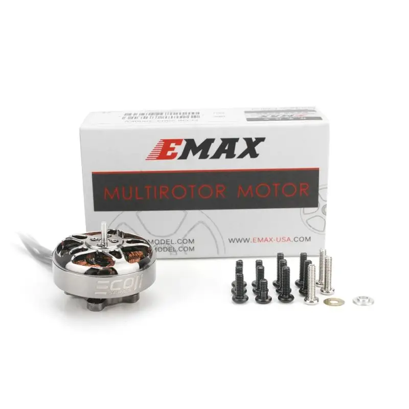 Emax ECO II Series 2004 1600KV 2000KV 2400KV 3000KV RC Brushless Motor 4S 6S Lipo for FPV Racing Drone Frame Kit Spare Parts