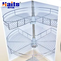 Kitchen Magic Corner Basket Stainless Steel Kitchen Drawer Basket Commercial Lazy Susan Pull Out Basket