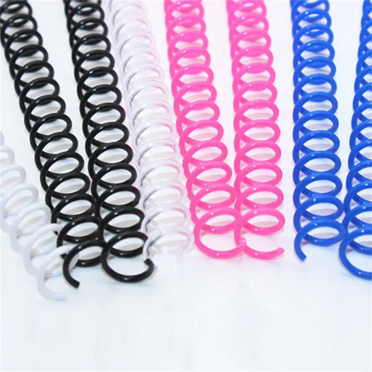 notebook binding wire colorful pvc single binding wire