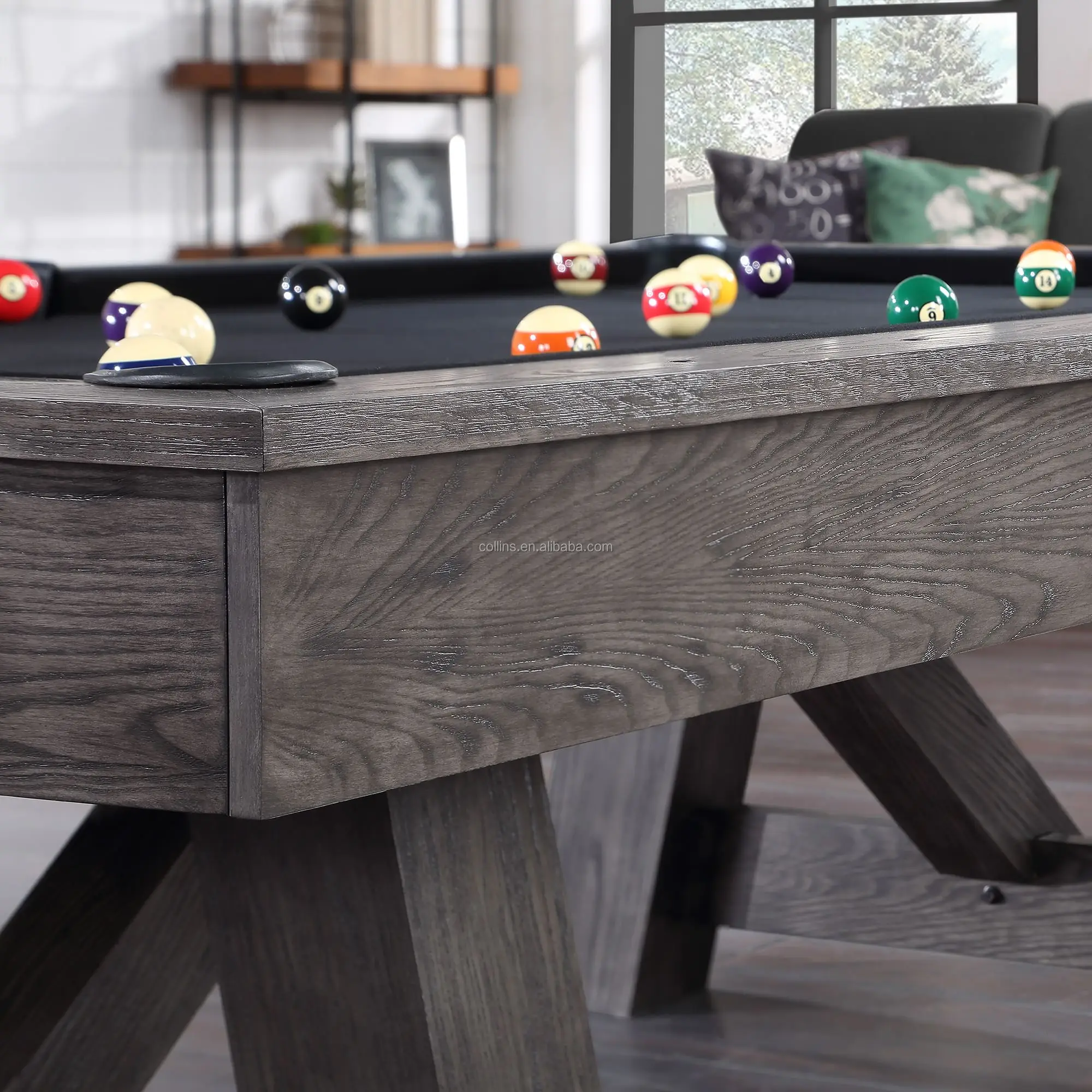 Custom professional high end craft solid wood unique table pool table