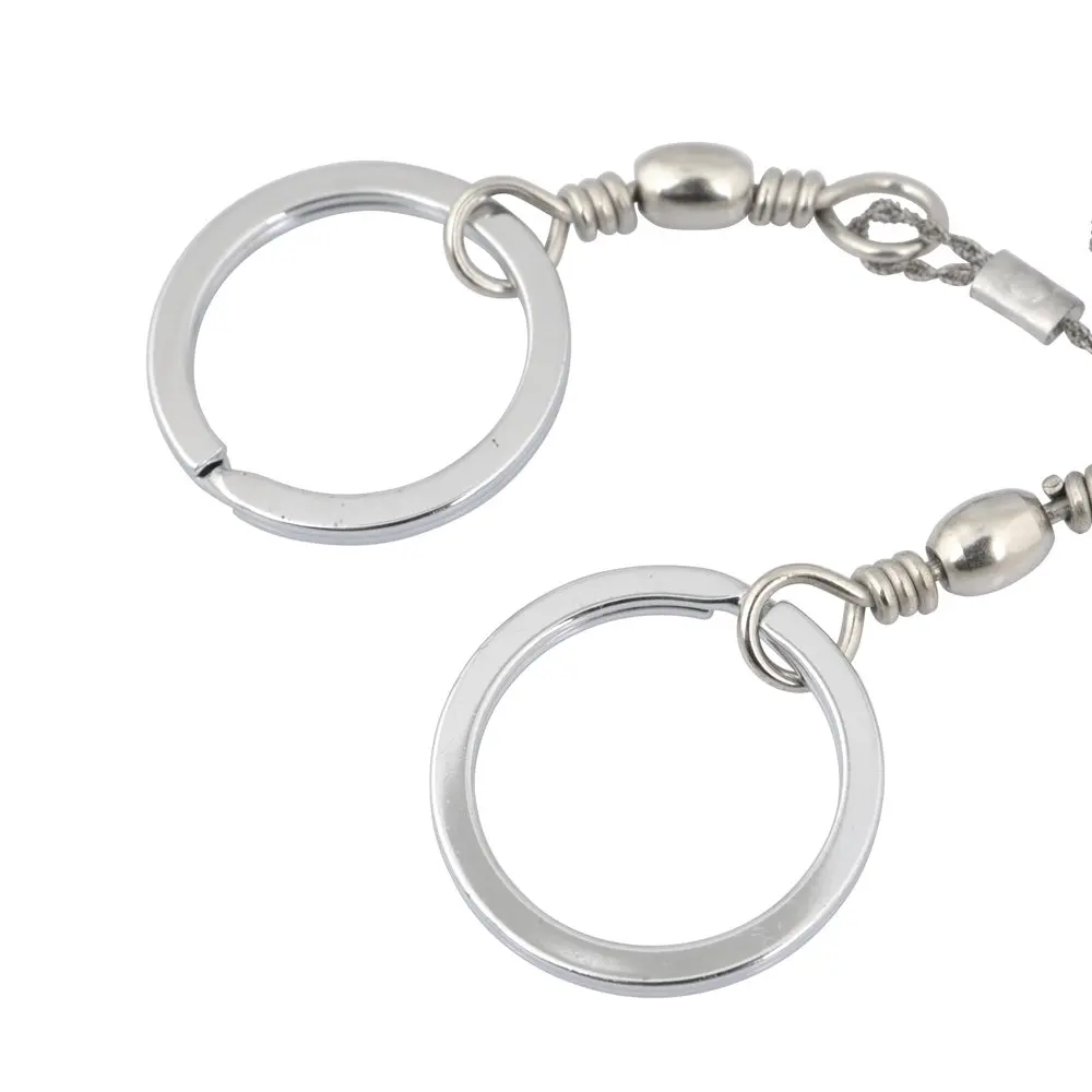 Outdoor Camping Saw Emergency Survival Gear Stainless Steel Wire Survival Tool Kit Hand Pocket Wire Saw for Camp Hiking Hunting