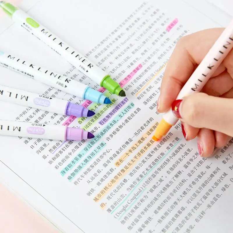 12 видов цветов Двойные головки маркеры используют и да разноцветные модные