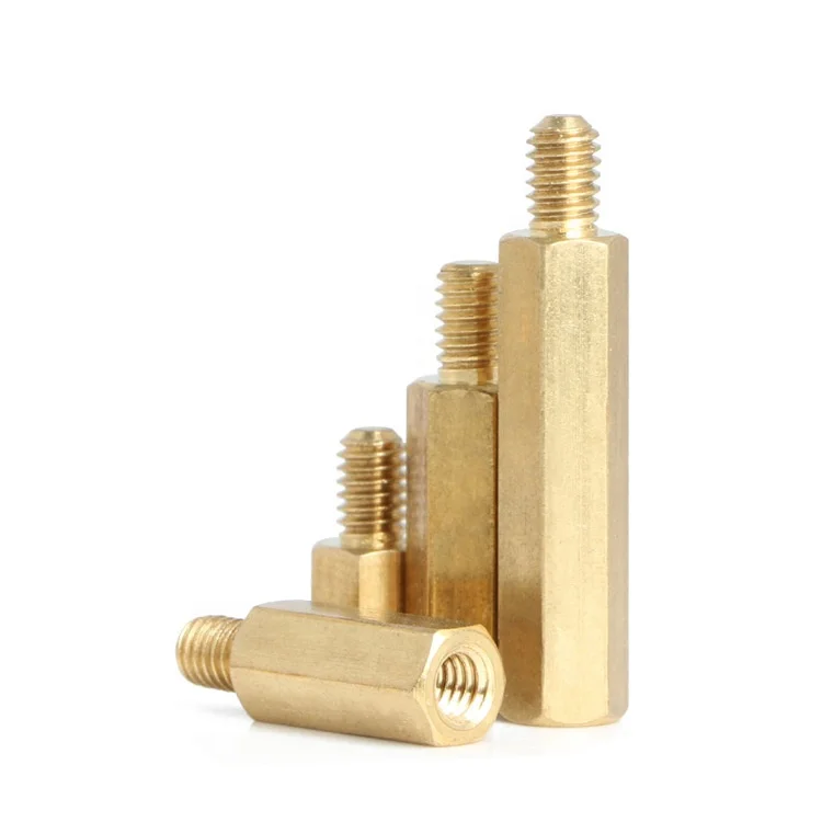 male female threaded carbon steel aluminium hex pillar step 5mm standoff spacer