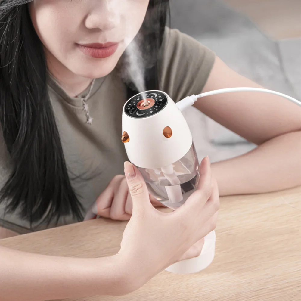 New  USB bird colorful night light humidifier  purifier desktopPortable  Home Mini Air Small Gift Humidifier