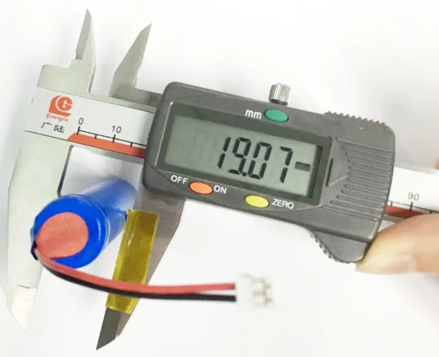 PKNERGY PCB Circuit 3.7V Rechargeable Lithium Ion Battery ICR16500 1200mAh for Electric Power Systems