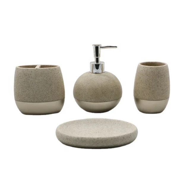 Factory Price Hotel Toilet Set Modern Bathroom Sets Accessory Luxury Restroom Set Bathroom Accessories