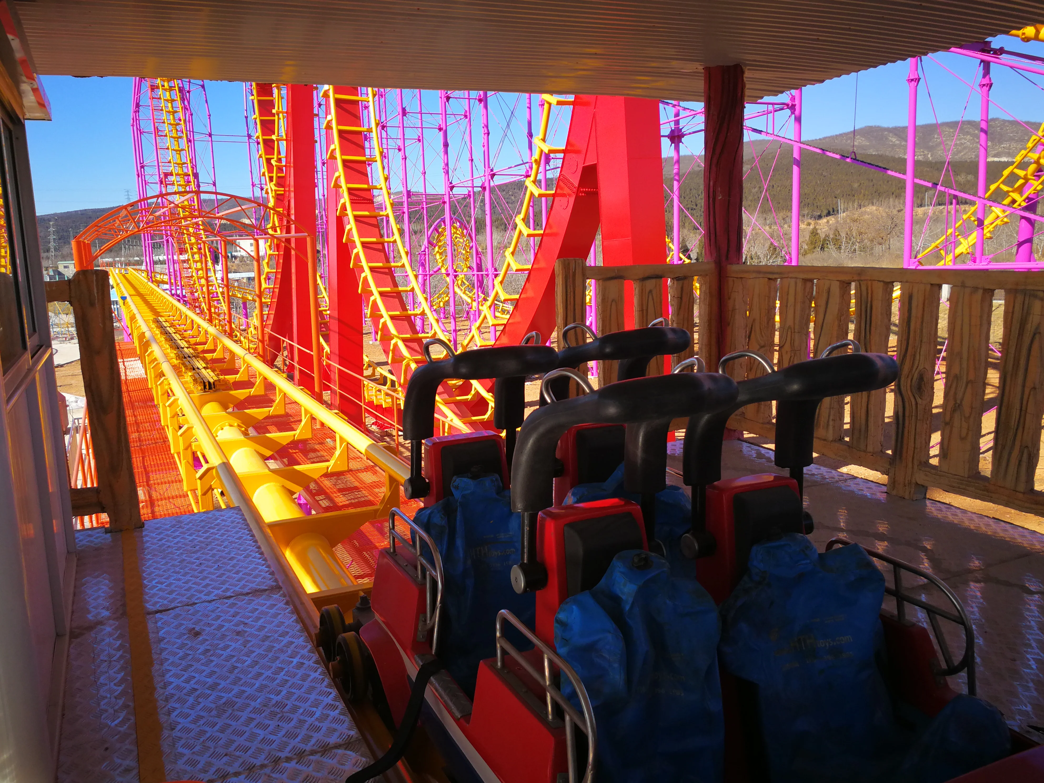 
Family amusement new cheap roller coaster park attraction rides 