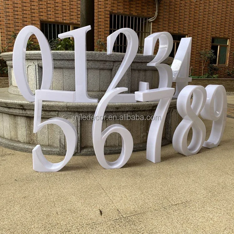 Свадебный поставщик 3D гигантский один буквенный стенд большие акриловые буквы алфавит