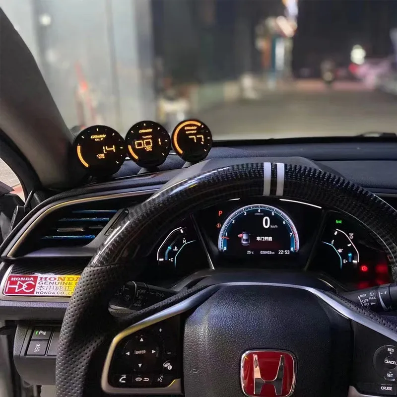 GReddi Sirius obd2 измерительный прибор Серия 7 цветов Регулируемый Новый универсальный ЖК-измеритель светодиодный дисплей Автомобильный манометр топливное давление соотношение воздуха и топлива