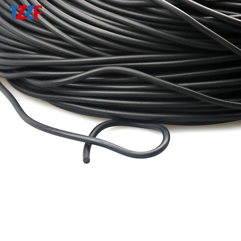 Fluorine Rubber  Solid round O ring cord for machinery Dia 3mm