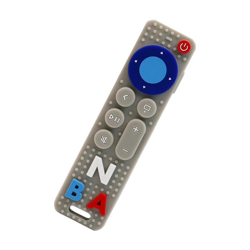 Customized Manufacturer TV Remote Styled Silicone New Baby Soothing Teething Play Controller Teething Toys