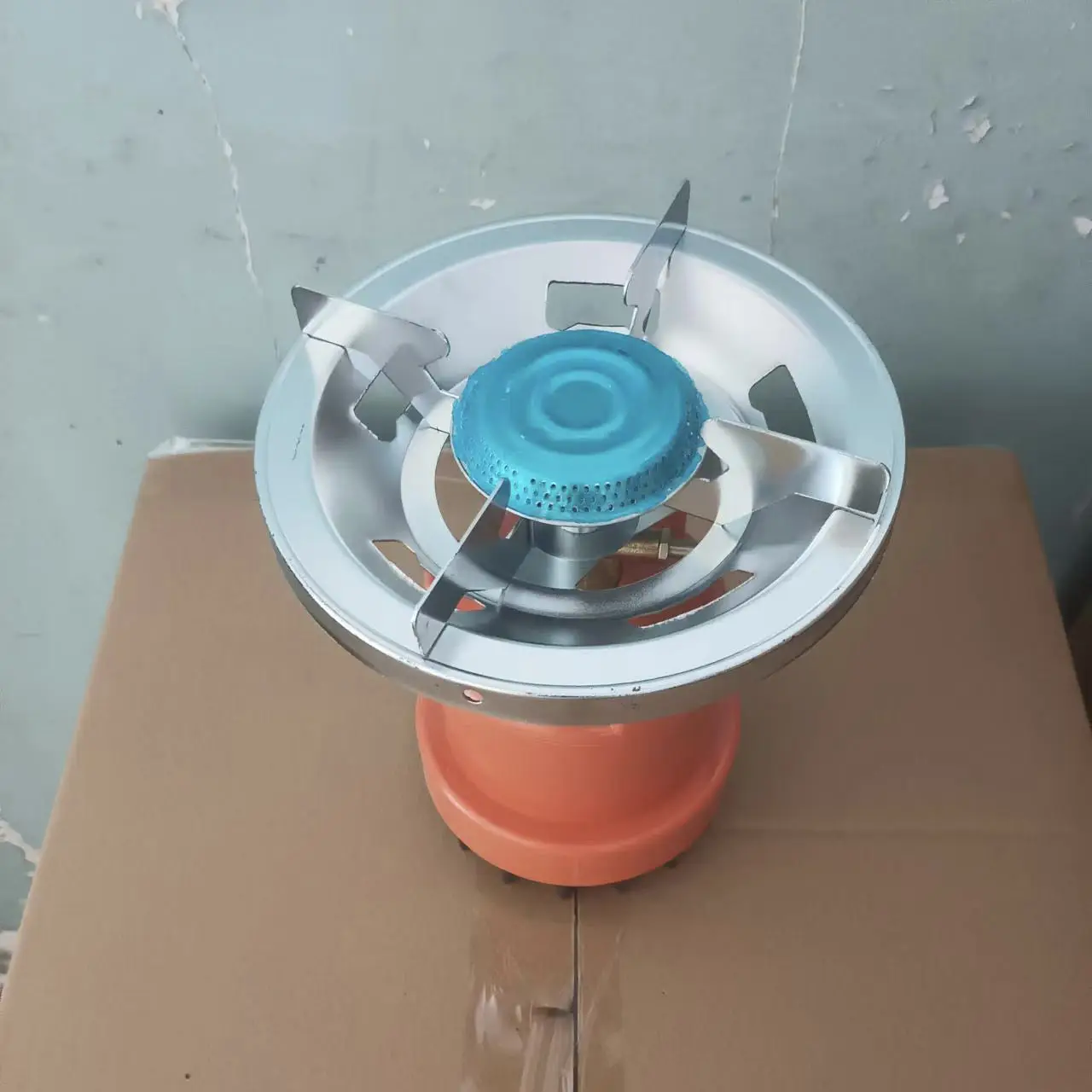 ultralight gas burner with  190g cartridge gas stove camping hiking mountaineering gas burner red/blue/orange outdoor gas stove