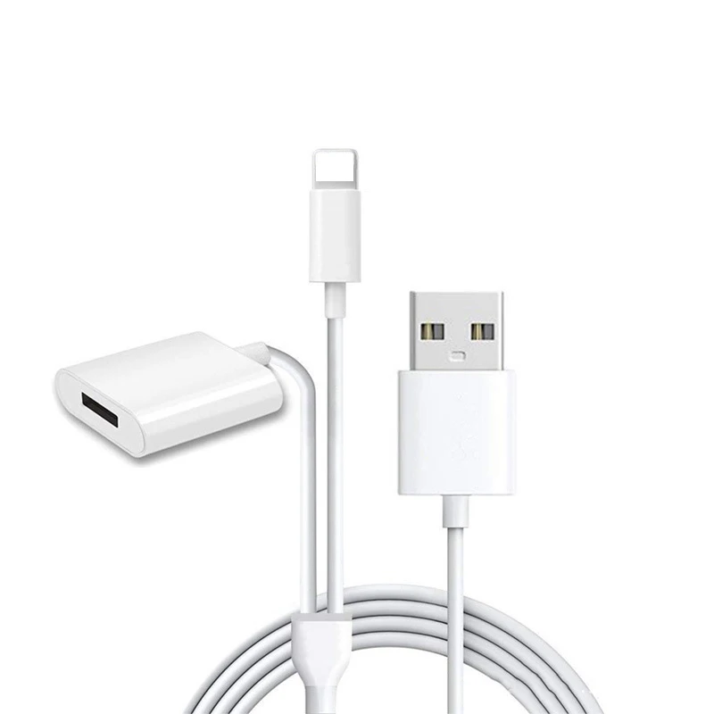 Кабель зарядный Apple Pencil, 2 в 1, 1 м, USB, аксессуары для стилуса