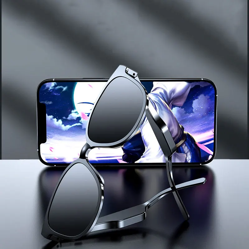 Fashion Custom Wireless Speaker Headset Headphone Earphone Music Smart Glasses Digital Glass Audio Blue Tooth Smart Sunglasses
