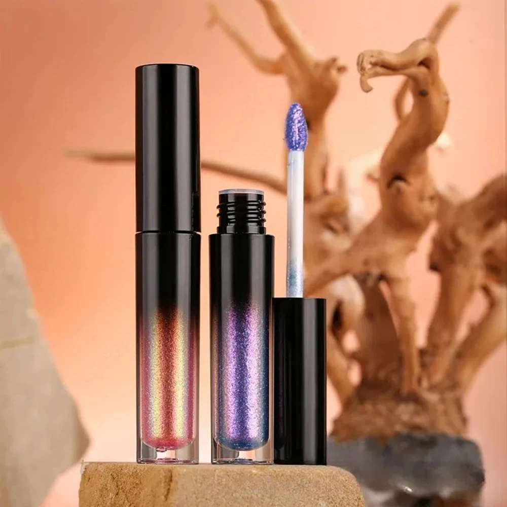 MLM Custom Makeup Waterproof High Pigment Vegan Cruelty Free Chameleon Liquid Shimmer Glitter Lip Gloss