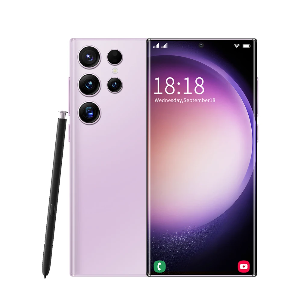 2022 новый мобильный телефон 7 3 дюймов S23 pro max дисплей сотовый производитель Oem Odm завод 16 ГБ + 512 Android беспроводной Smartph