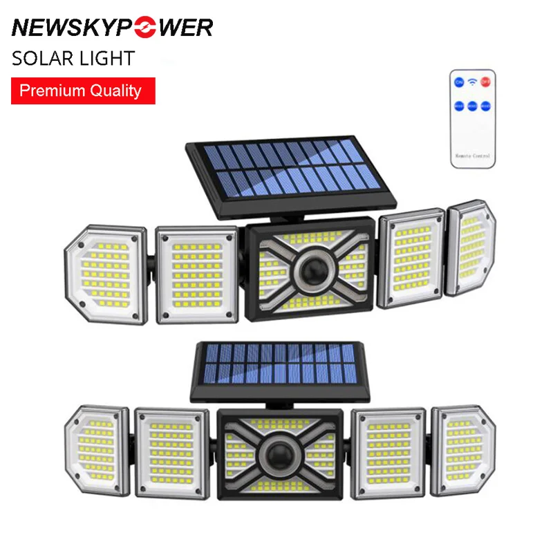 Wholesale ABS Waterproof IP65 Outdoor Garden Home Wall Mounted Security Lighting Solar Lamp Solar Motion Sensor Light