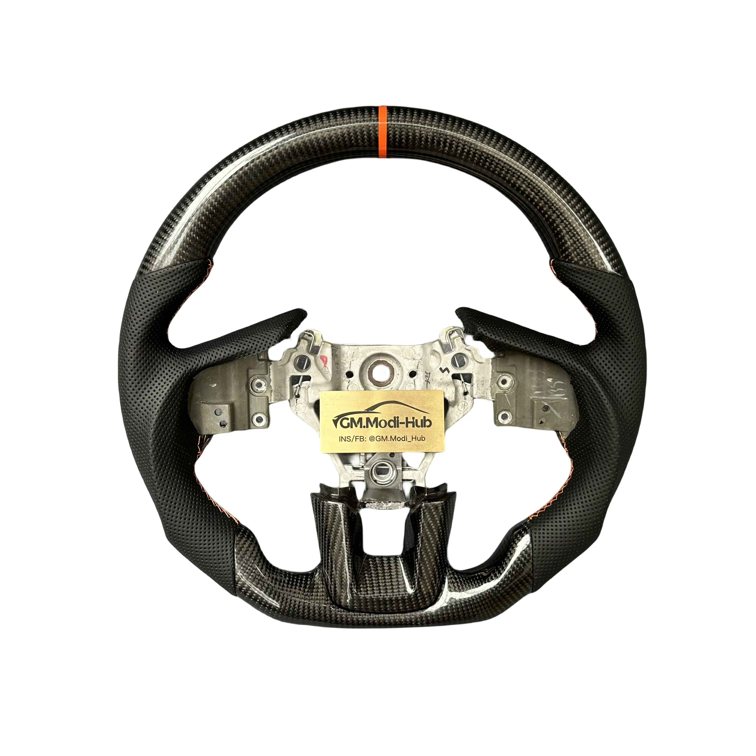 GM.Modi-Hub  100% Real Carbon Fiber Steering Wheel For Subaru 2015-2017 Outback Legacy Forester Crosstrek XV