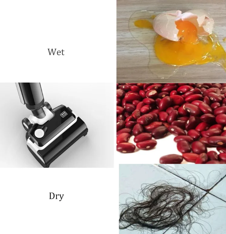 Wholesale Household Portable Hard Floor Washer Handheld Cordless Vacuum Cleaner With Mopping