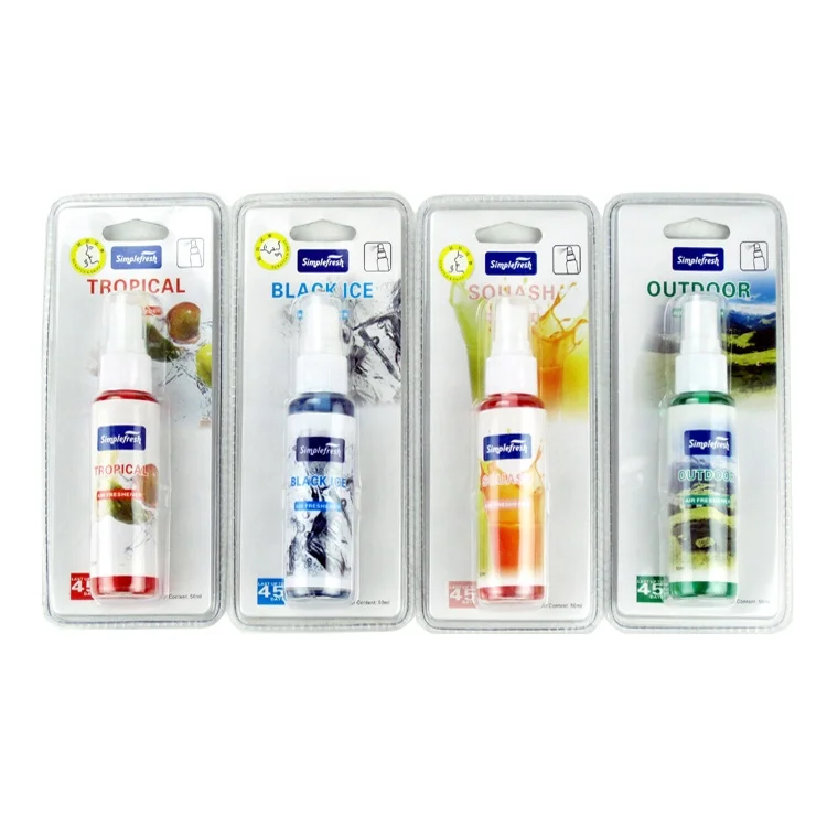 50ml liquid car air freshener pump spray perfume car fragrance spray