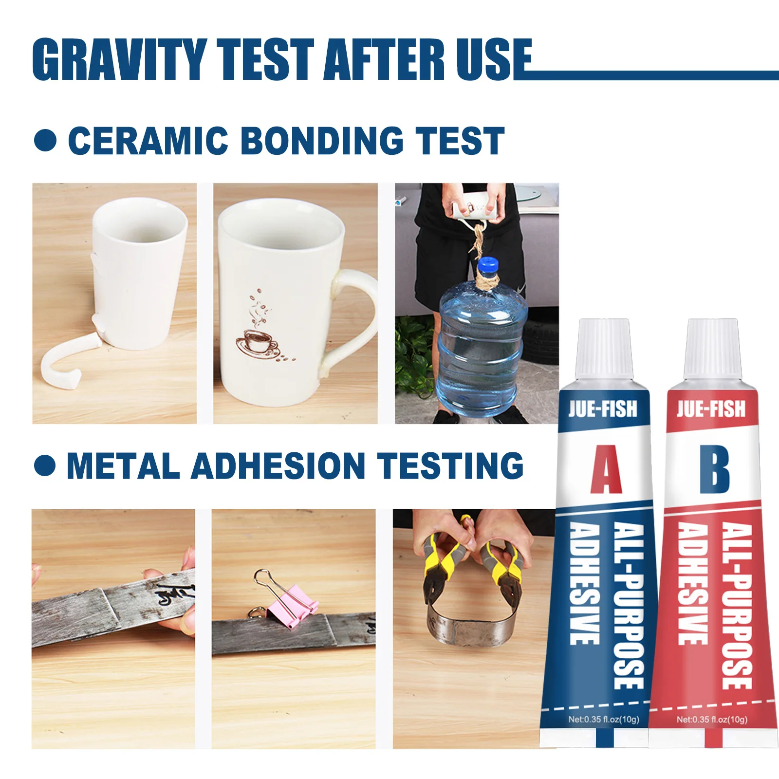 OEM AB Glue Industrial Quick-drying Glue Temperature Repair Metal Ceramic Rubber Glass Plastic Transparent  Welding Liquid Glue