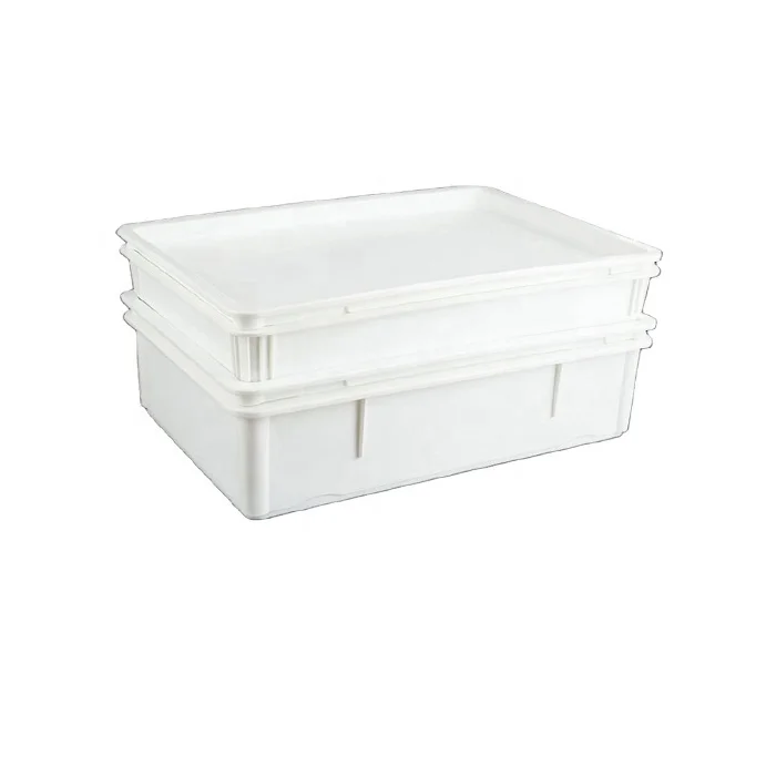 JOIN Food Grade Plastic Crate For Kitchen Bakery Stackable Storage Box Dough Proofing box Pizza Tray