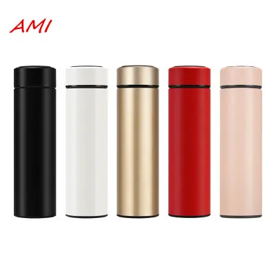 Temperature Display Smart Water Bottle LCD Touch Screen Intelligent Vacuum Bottle