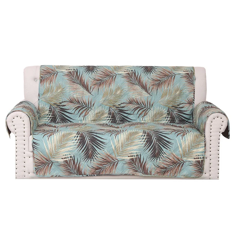 Wholesale custom sofa cover reversible quilted sofa protector easy fitted sofa slipcovers