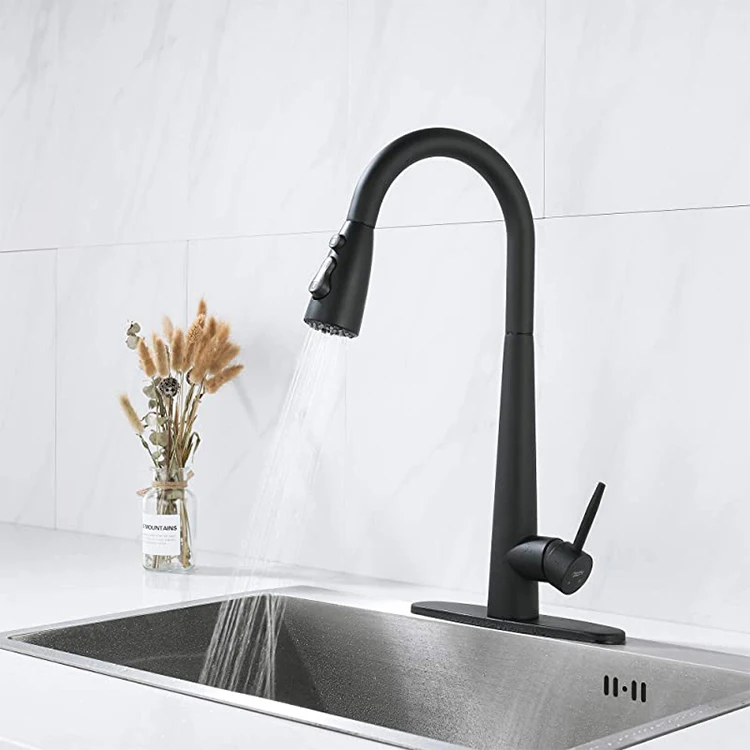 Kitchen Pull Out Spray Head Replacement Part Bathroom Sink Tap 3-Function Water Saving Splash-Proof