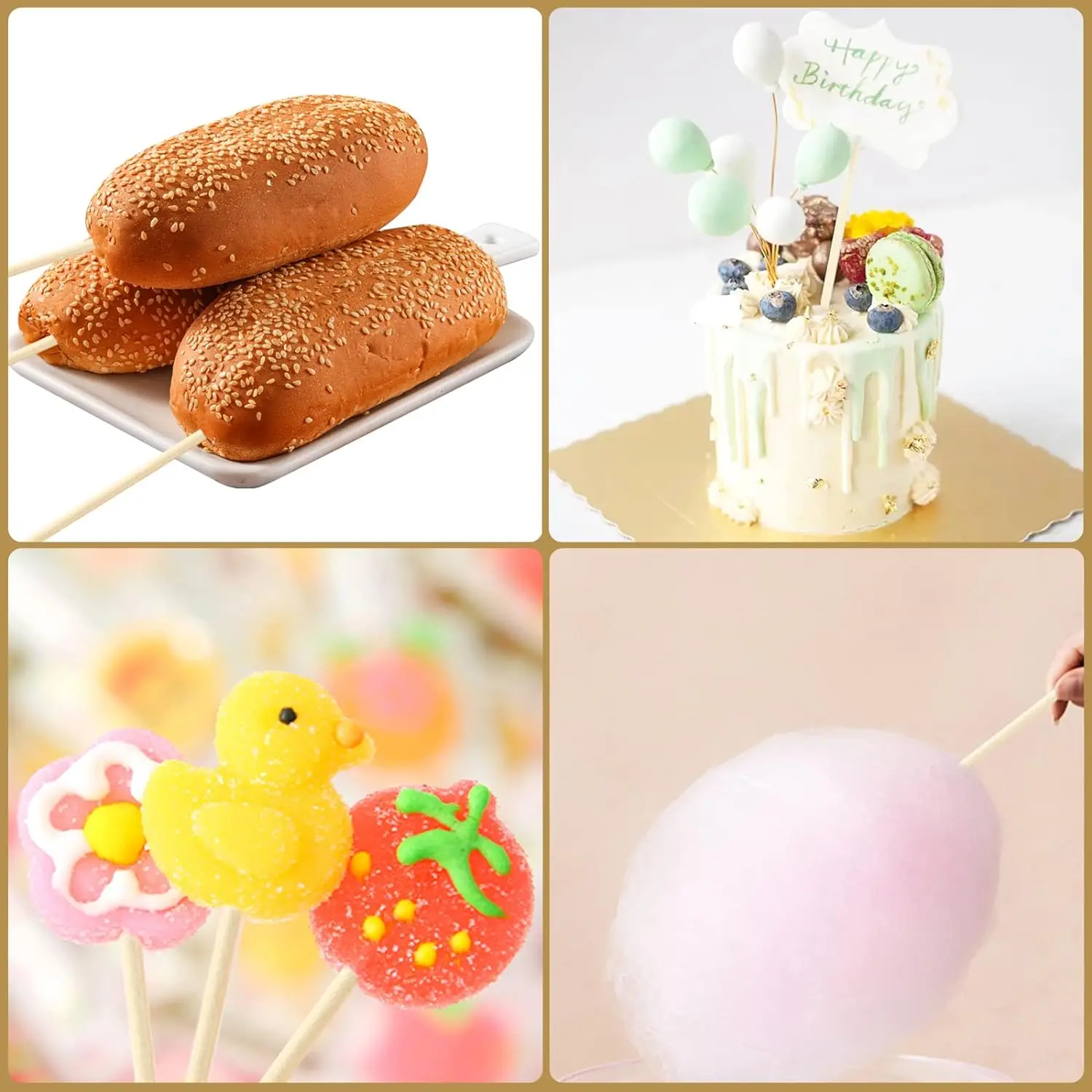 Zhonghuan Brand Wooden Dowel Rods Precut Dowels Hardwood Dowel Rod Assortment