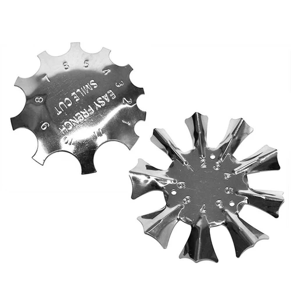
1pc Nail Art Edge Metal Trimmer Nail Form Cutter Nail Template Tools 