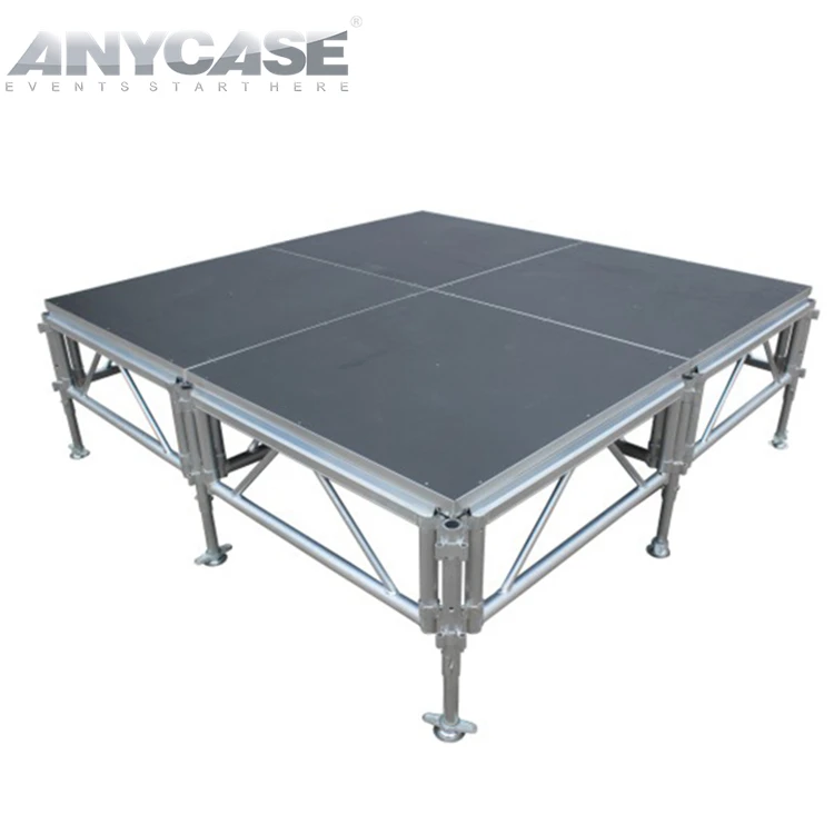 ACS 1x2m Portable Drum Stand Stage Platform Adjustable Frame Mobile Podium Stage For Sale