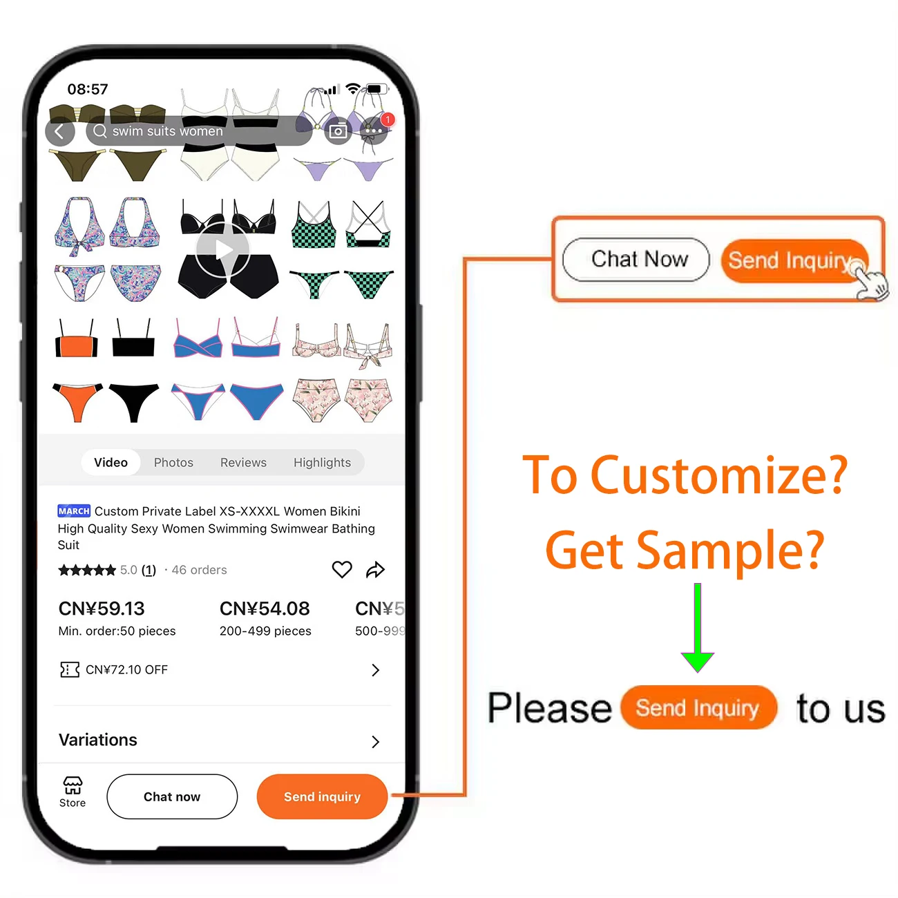 FIELD BALANCE Custom Women Thongs Solid Swimsuit Luxury Swimwear Sexy 2 Piece Bikini Set