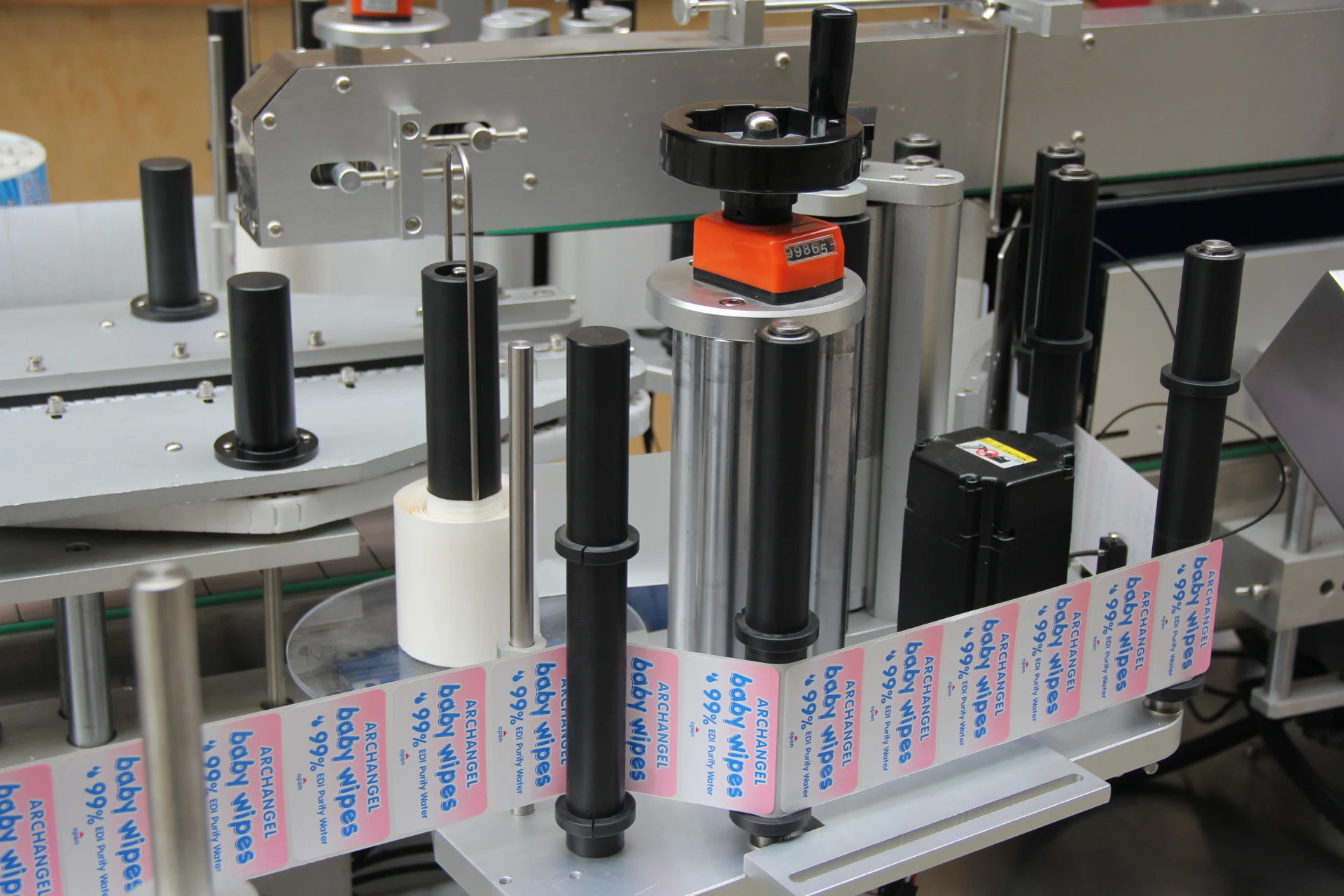bucket labeling machine manual automatic double-sided labeling machine