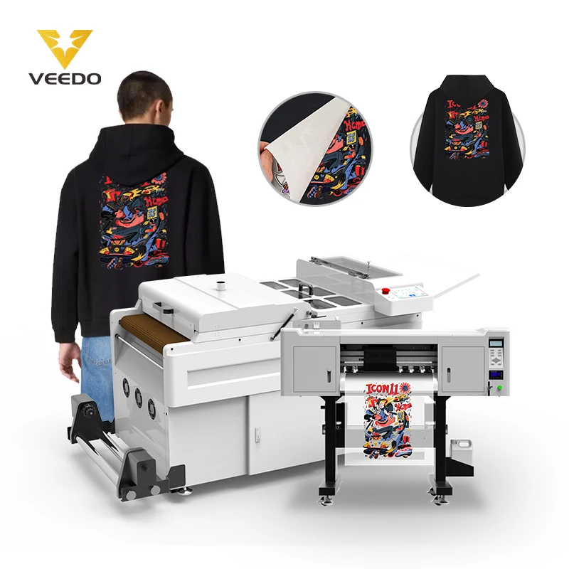Xenons Double I3200 Printheads Heat Transfer Equipped 24 Inch 60Cm DTF Printer Multifunction Printer