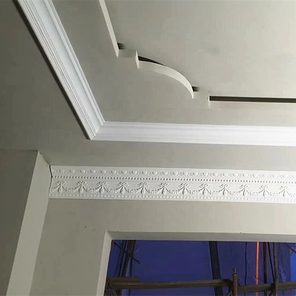Внутренний строительный материал полный потолок Полиуретановая корнишевая формовка