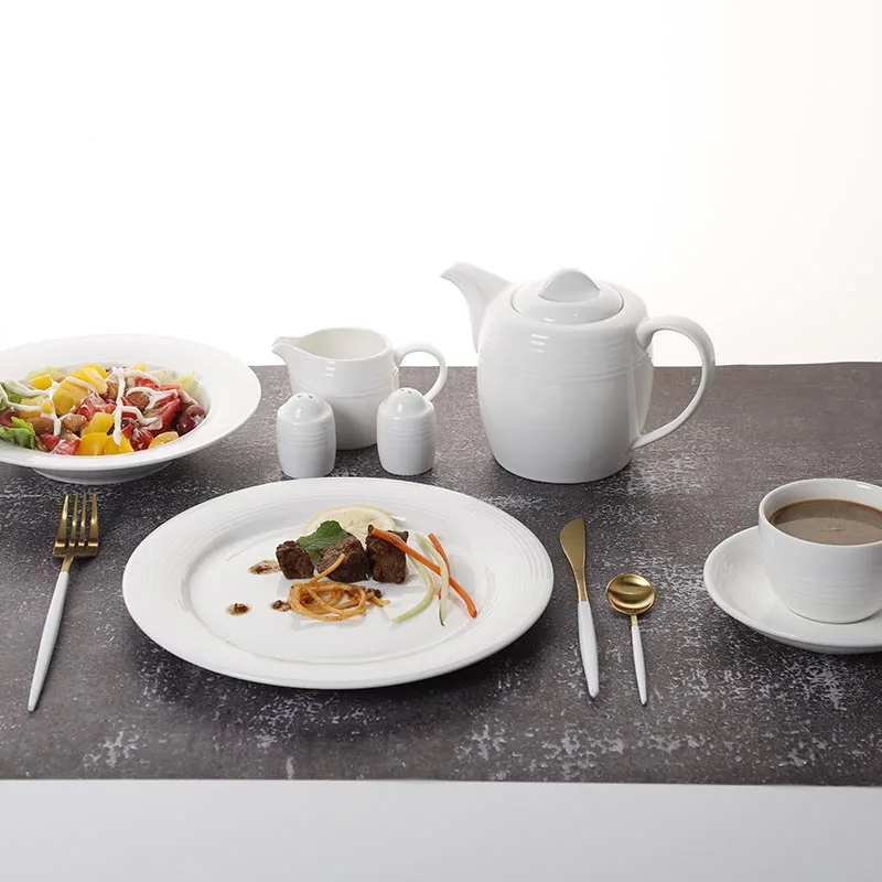 Luxury Dinnerware Sets, Good Price Porcelain Tableware, White Tableware Dinner Sets/