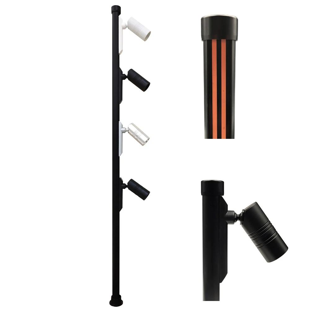 Mini magnetic suction lamp under cabinet lighting Moving track groove spotlight 12V 24V display spotlight led