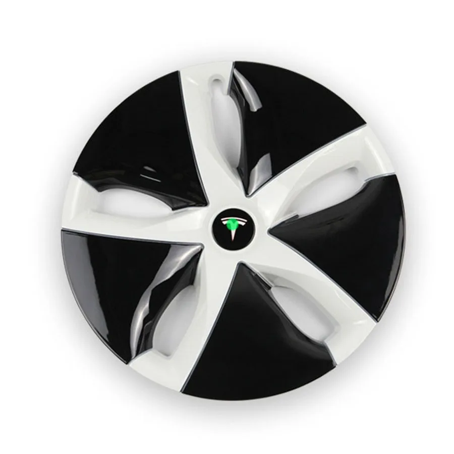4 Piece Set 18Inch Hubcap Center Wheels Hub Cap For Tesla Model 3 Wheel Decoration