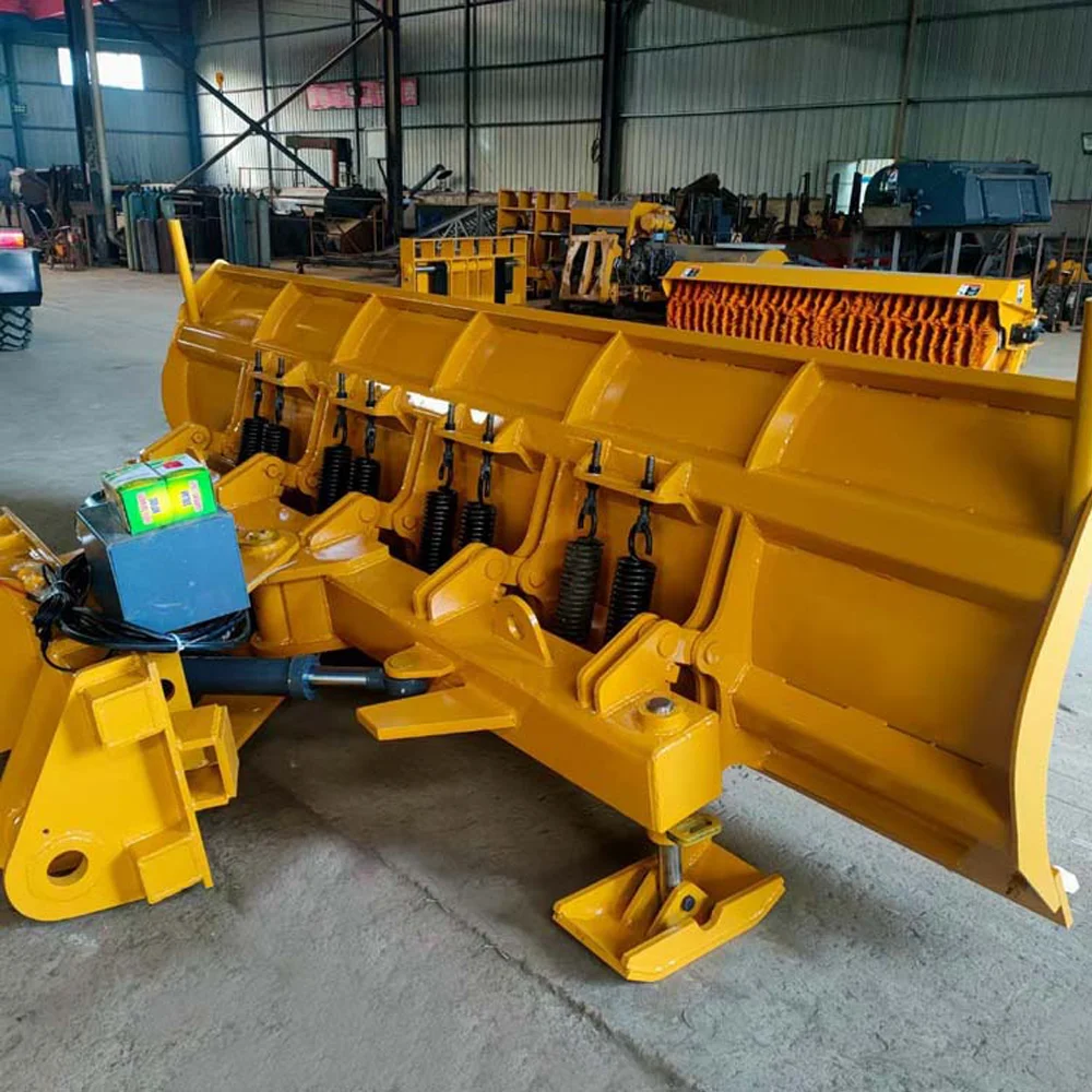 Heavy Duty Skid Steer Loader Attachment Snow Plough Grader Scraper Snow Removal Blade For Tractors