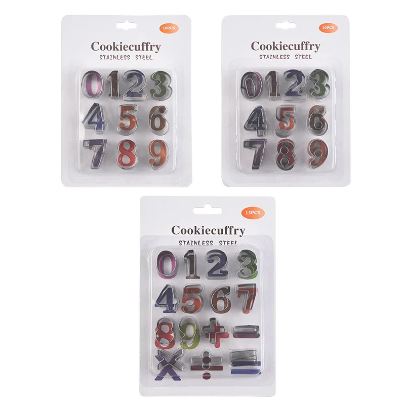 Cookie Cutter Biscuit Press Stamp Embosser Sugar Paste Cake DIY Baking Mould Baking Tools