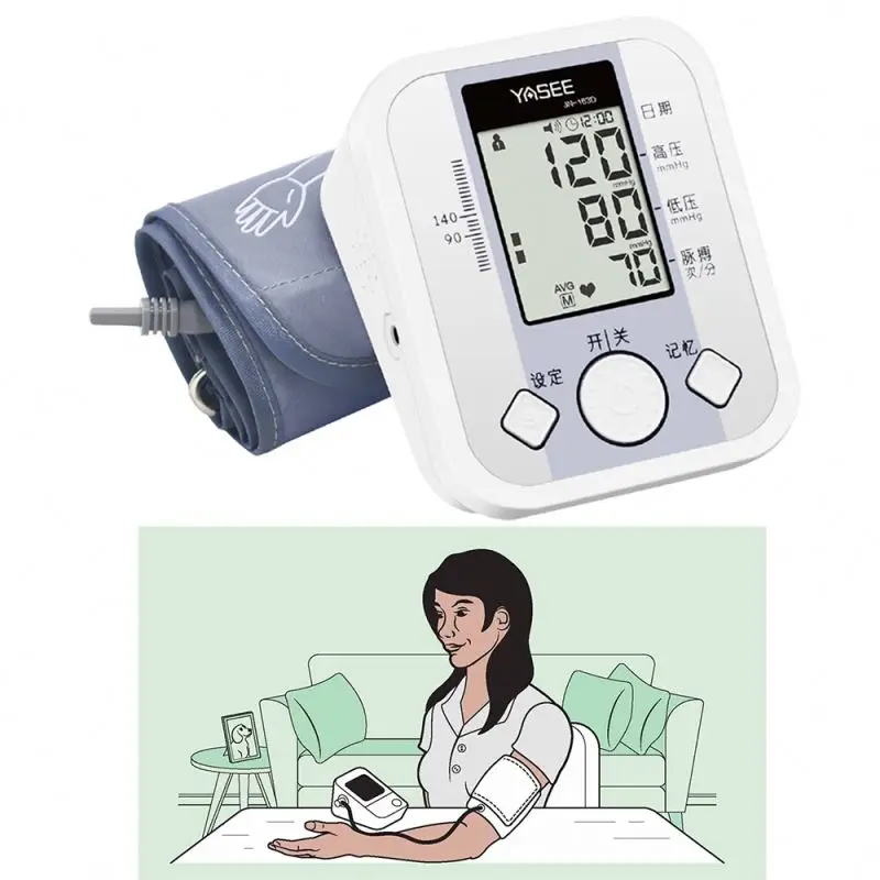 Fully Automatic Blood Pressure Monitor Bp Machine Arm Style Digital Blood Pressure Monitor