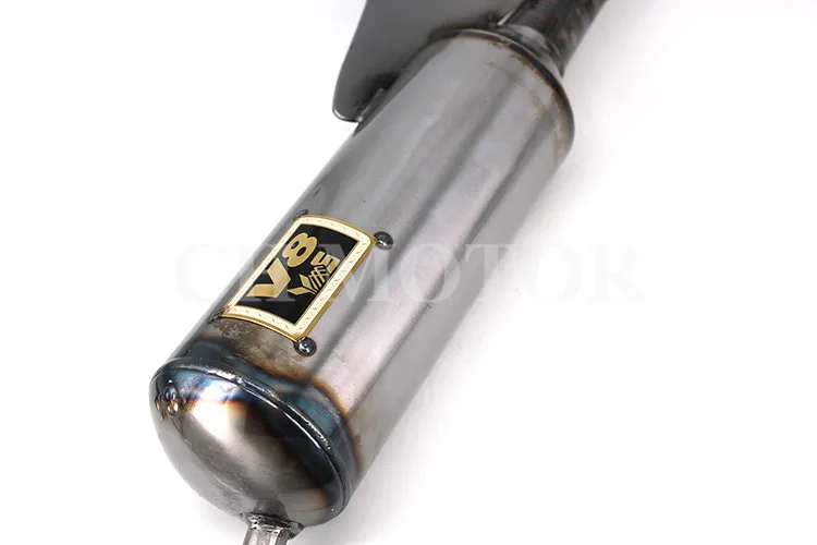 High quality JOG V8 50cc Racing Parts Motorcycle Muffler Exhaust