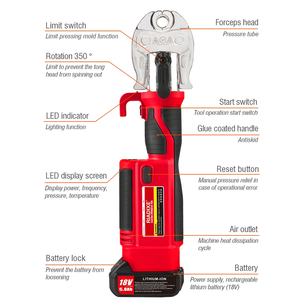 Ges-1525 Pz-1930 Hydraulic Press Tool Manual Hydraulic Hose Crimping Tool Other Hydraulic Tools