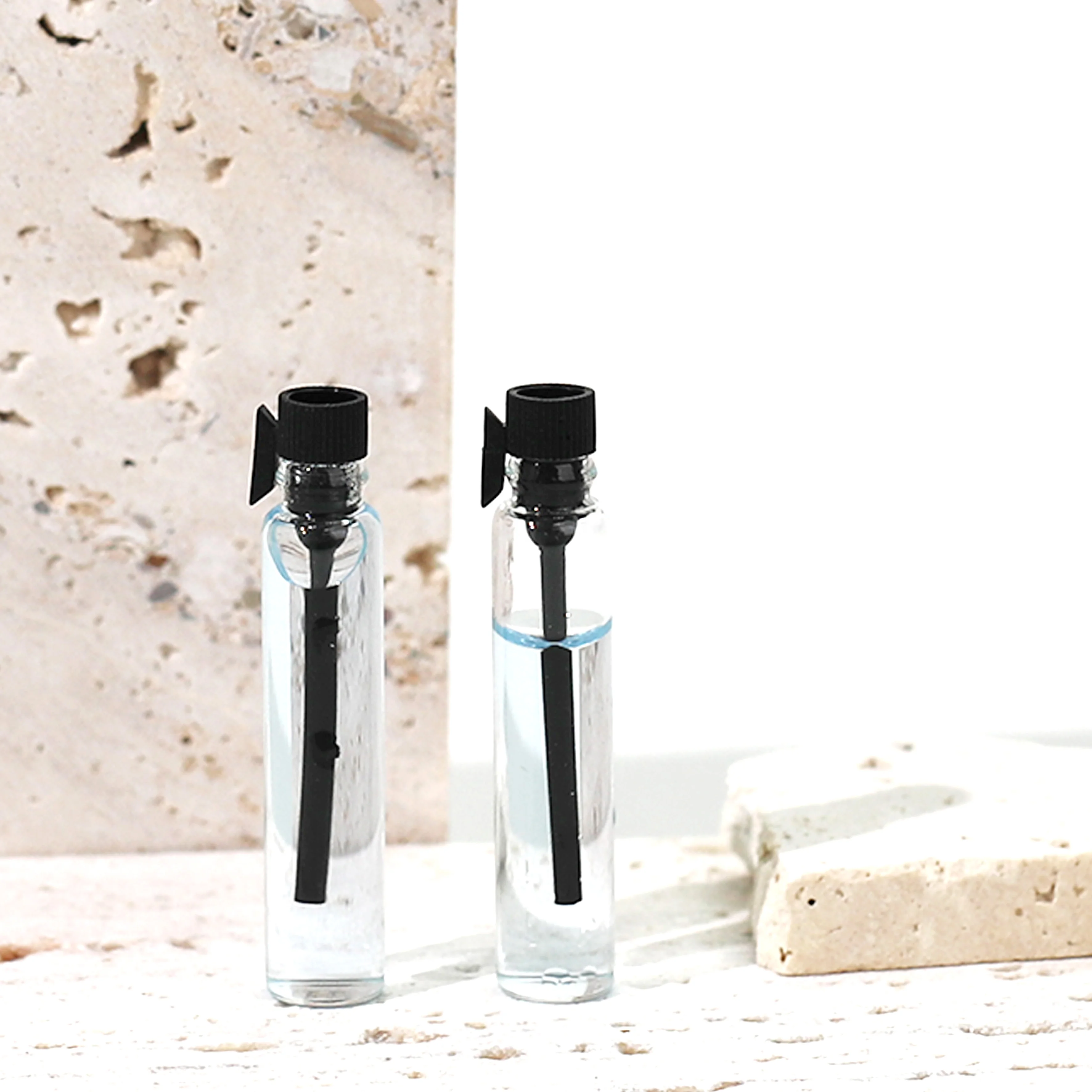 Portable Travel Free Sample 1Ml Dropper Pipette 1Cc Vial Small Essential Oil Perfume Liquid Bottle, 1Ml Glass Vials Bottle