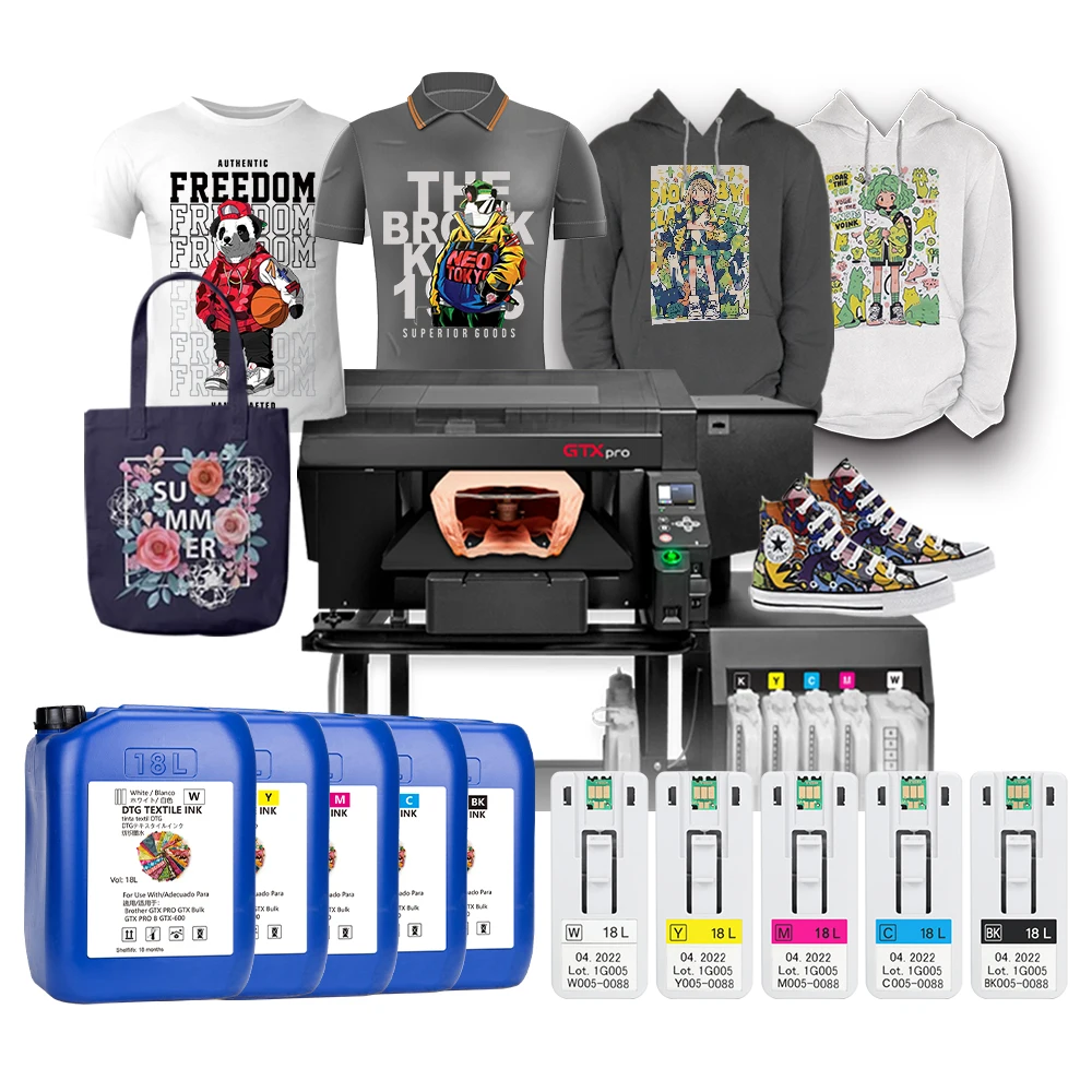Xcellent DTG ink 18L GTX Digital textile ink Bottle for Brother GTX-422 GTX-423 GTX-425 GTX-600 GTXPRO printer