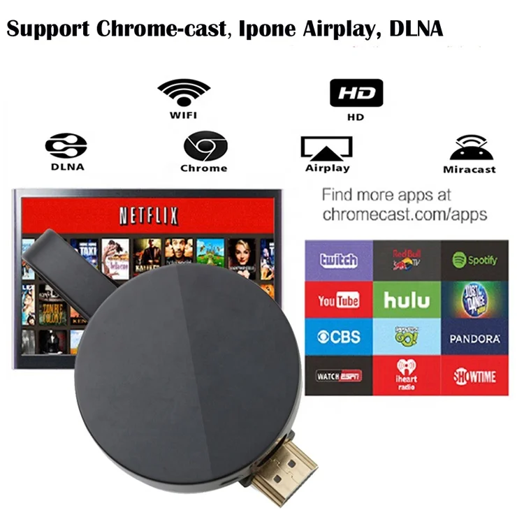 Free shipping high Speed Quality Wireless HD-MI Display Adapter Wifi Display Dongle