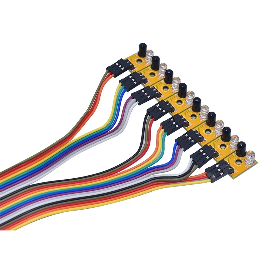Eight Road 8 Channel Infrared Detector Tracking Transmission Line Obstacle Avoidance Sensor Module Diy Car Robot